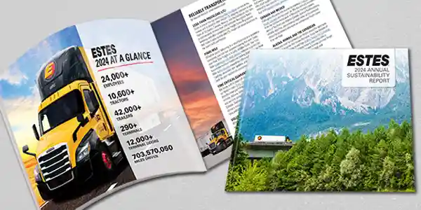 Picture of Estes Releases Its Third Annual Sustainability Report