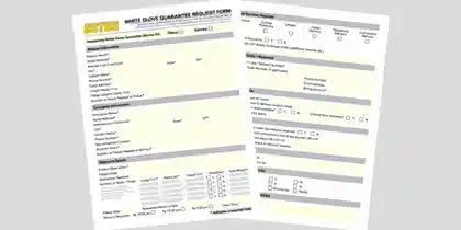 White Glove Guarantee Request Form